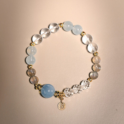 2026 Libra Bracelet | Protection Stone Aquamarine