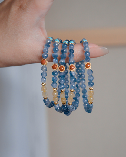 Blue Kyanite Bracelet – Clear Voice, Wealth & Expression