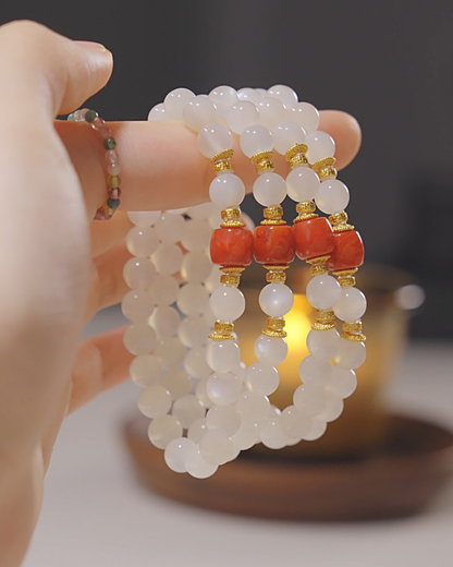 Light & Ember, Moonstone Bracelet, Bring Gentle Flow