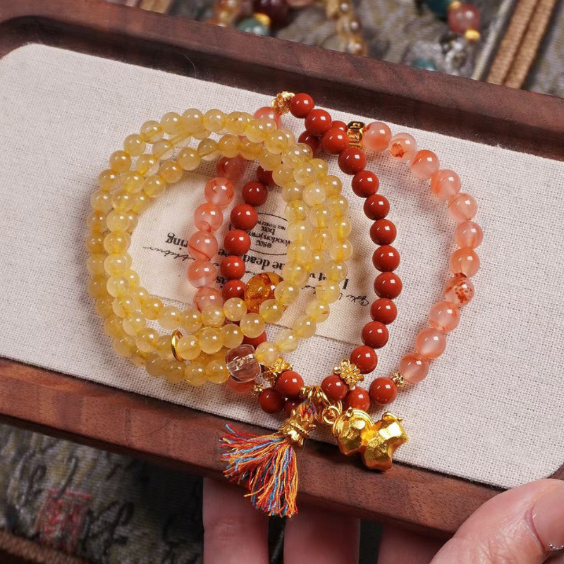 Double-wrap Bracelet｜Red Horse Gold Fortune 2026 Ben Ming Nian
