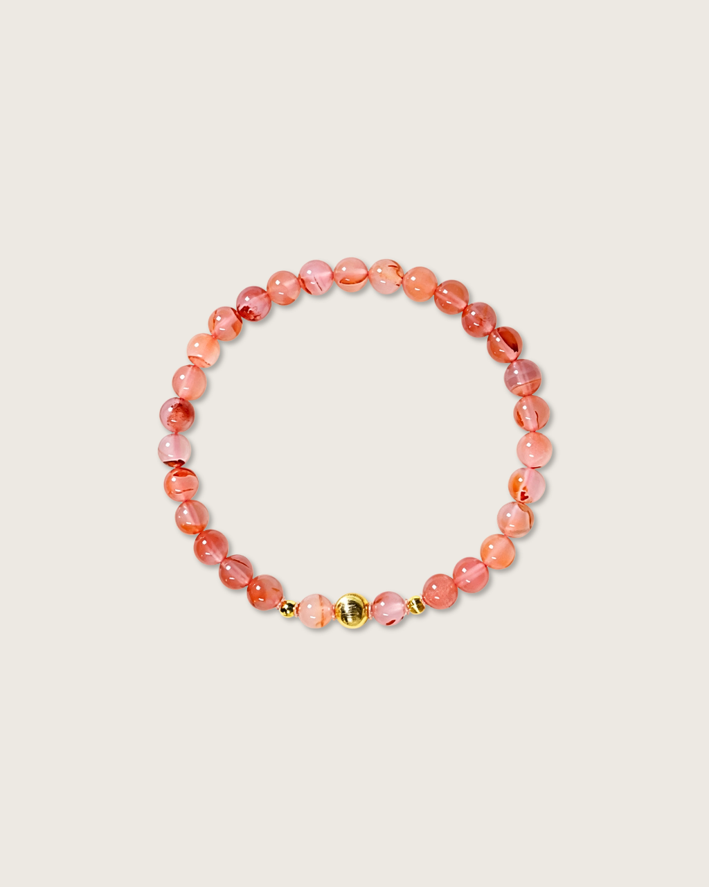 Persimmon‑Wishes, Nanhong Agate Bracelet, Boost Your Influence