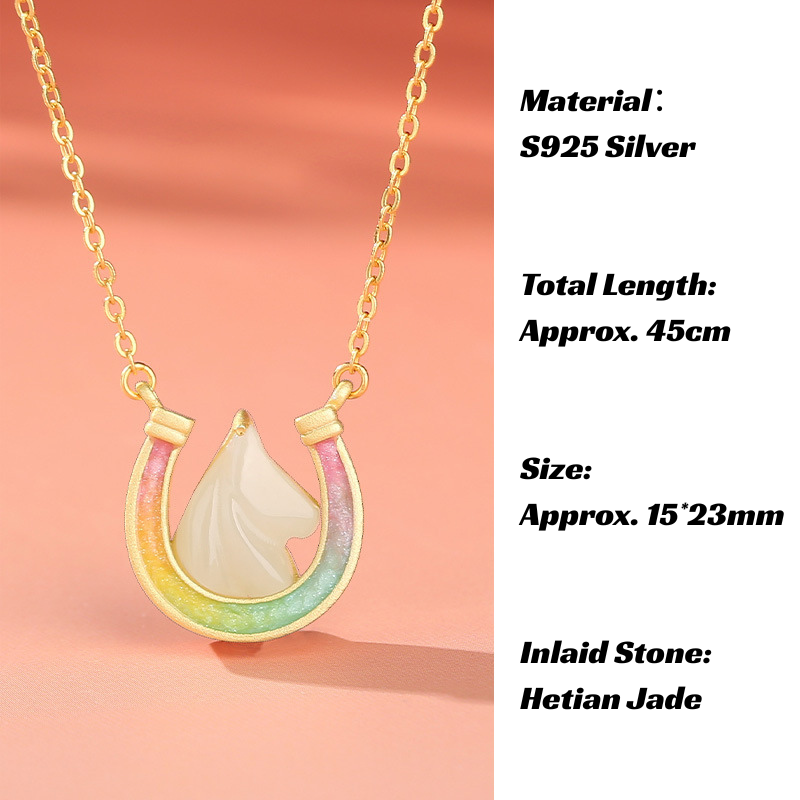 Necklace｜2026 Horse Zodiac Silver Pendant for Protection & Luck