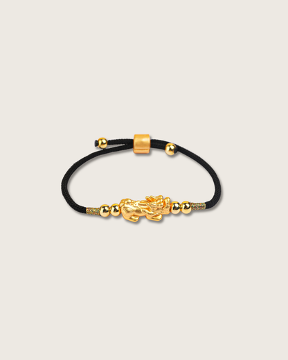 Prosperity Pixiu Red String Bracelet for Wealth