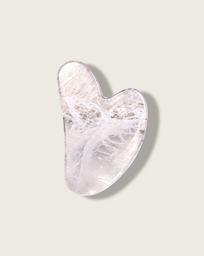 Crystal Gua Sha Board - Clear Quartz, For Purify