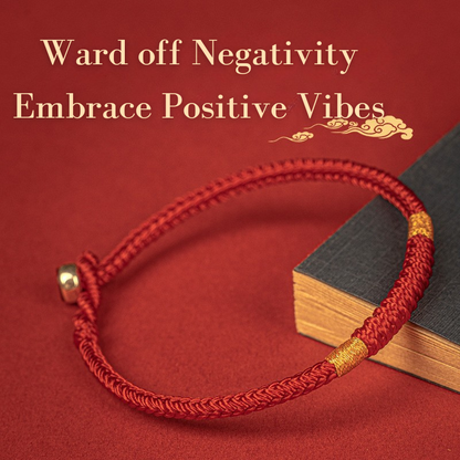 Red String Bracelet｜Wish-Fulfilling - Vajra, Joy & Peace Knots