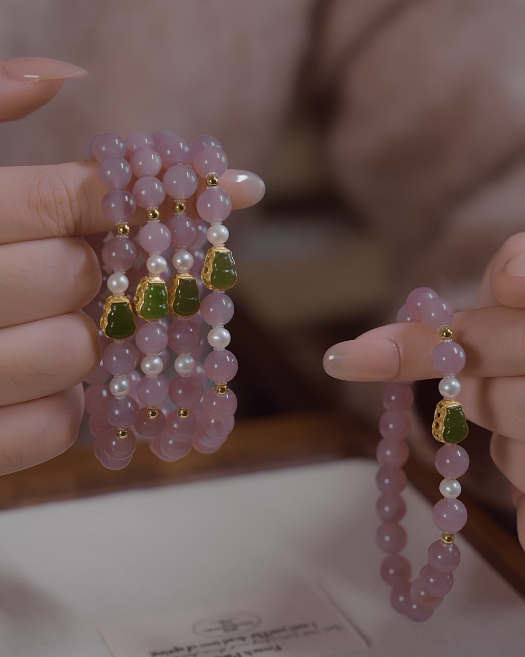 Purple Pink Bracelet – Bloom Within, Soulmate Connection