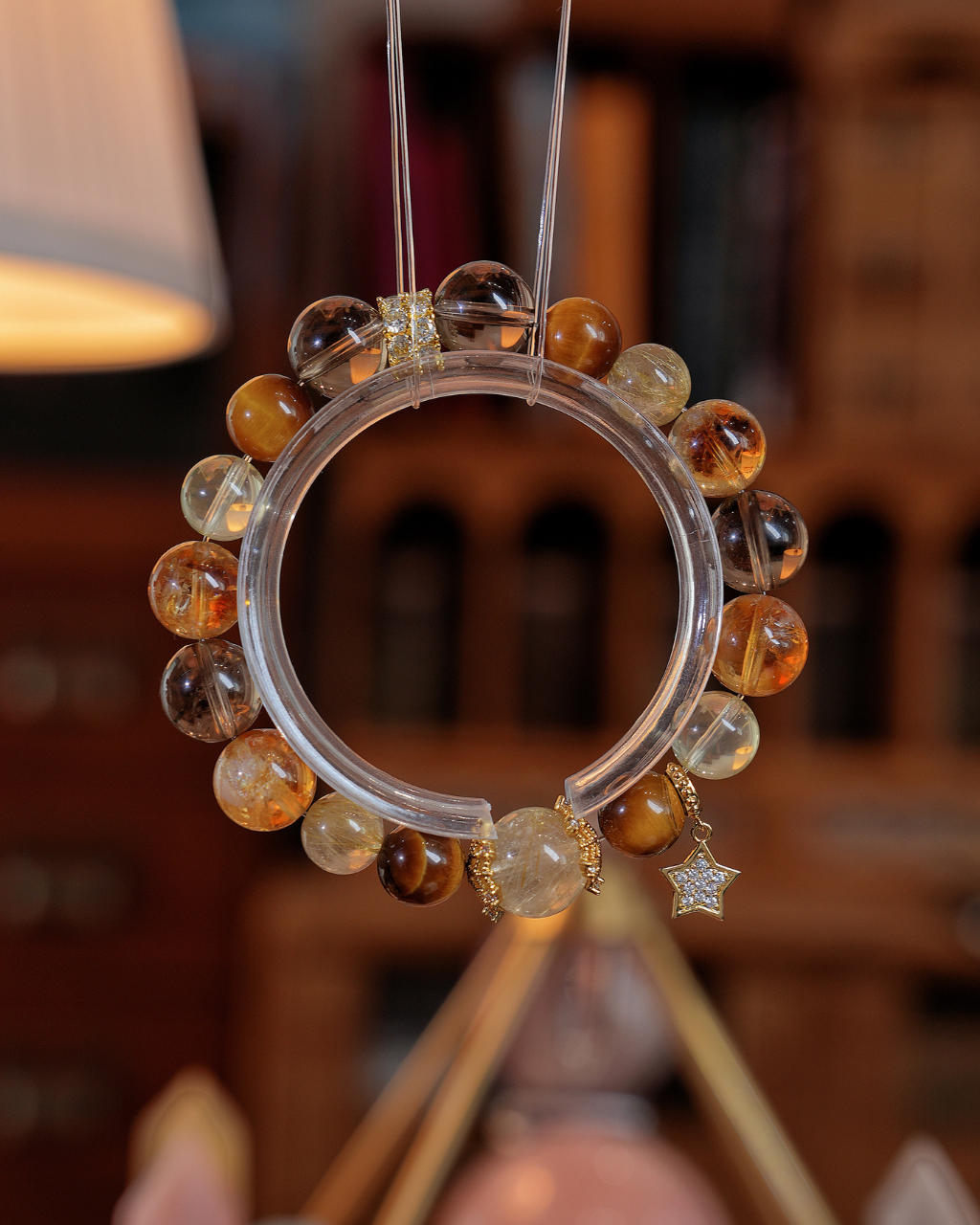 Golden Path, Citrine & Tiger Eye Bracelet, Grow Your Wealth