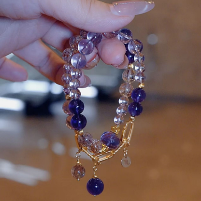 2026 Scorpio Double-Wrap Bracelet | Transformation Stone Uruguayan Amethyst