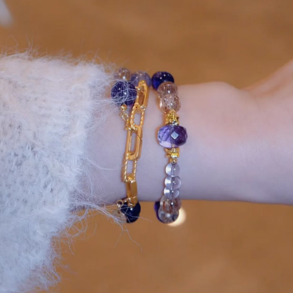 2026 Scorpio Double-Wrap Bracelet | Transformation Stone Uruguayan Amethyst