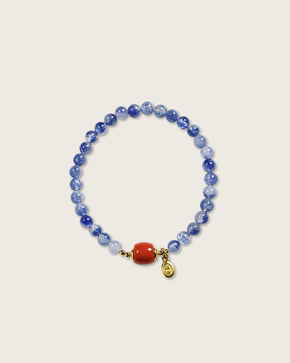 River Flow, Kyanite Bracelet, Speak with Courage