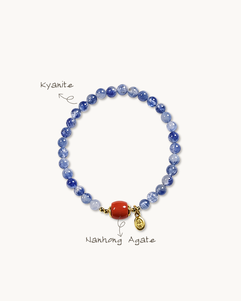 River Flow, Kyanite Bracelet, Speak with Courage