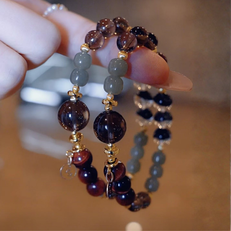 2026 Sagittarius Bracelet | Balance Stone Smoky Quartz