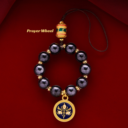 Five Roads Wealth Gods Incense Ash Porcelain Charm