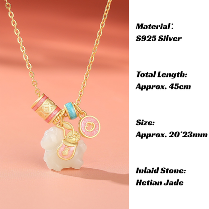 Necklace｜2026 Horse Zodiac Silver Pendant for Protection & Luck