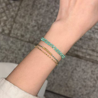 Bracelet | Five Elements Cord – Evergreen Pine —— Wood Element for Growth & Vitality