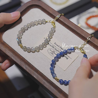 Bracelet | Wrist Galaxy – Gray Moonstone for Wishes & Manifestation