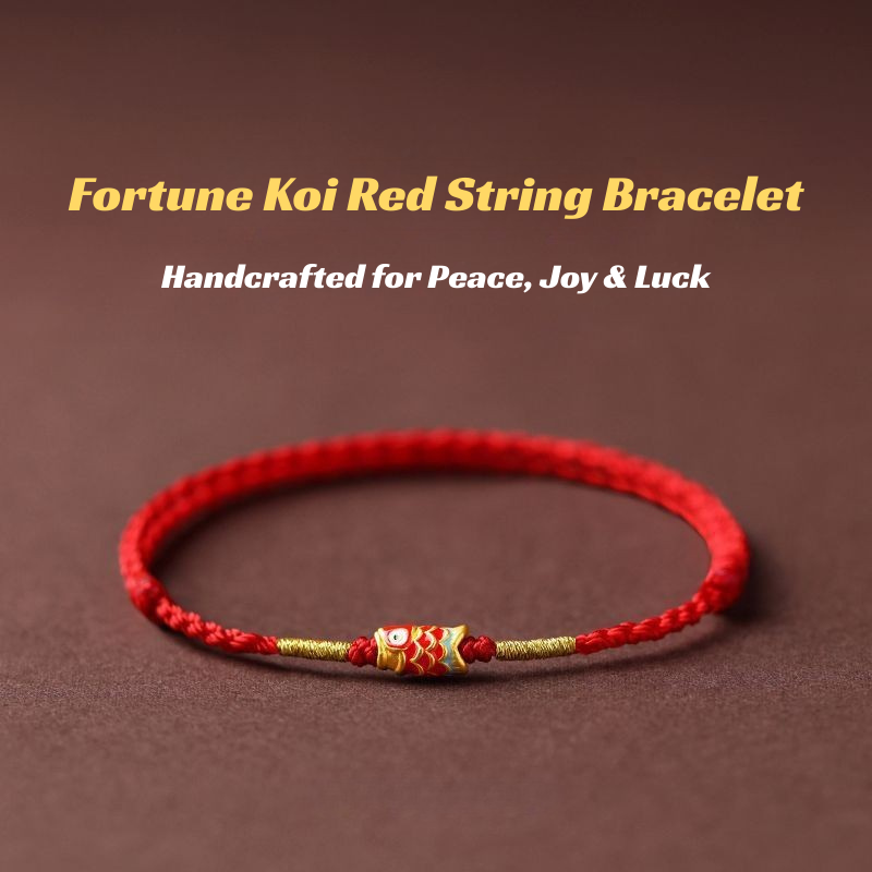 Red String Bracelet｜6 Charm Choices - for Luck & Protection