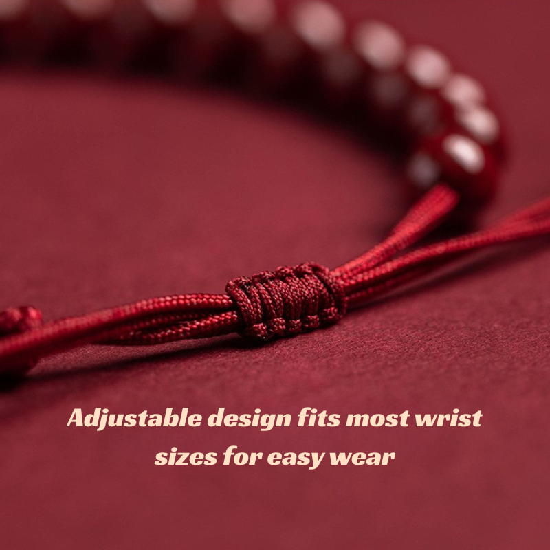 Red String Bracelet｜9-Layer Vajra Knot Cinnabar for Protection & Negative Energy Cleansing