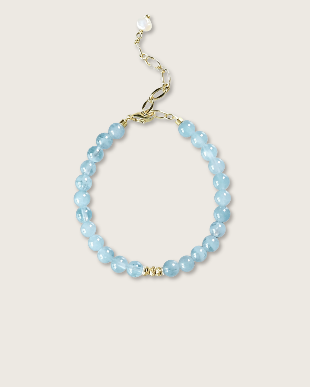 Everluck Aquamarine Bracelet, Emotional Balance