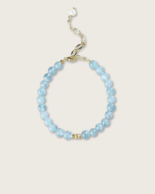 Everluck Aquamarine Bracelet, Emotional Balance