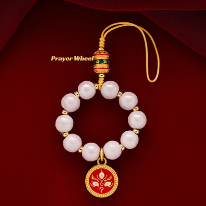 Five Roads Wealth Gods Incense Ash Porcelain Charm