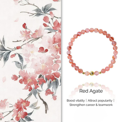 Bracelet | Wrist Galaxy – Persimmon Bliss for Leadership & Team Success