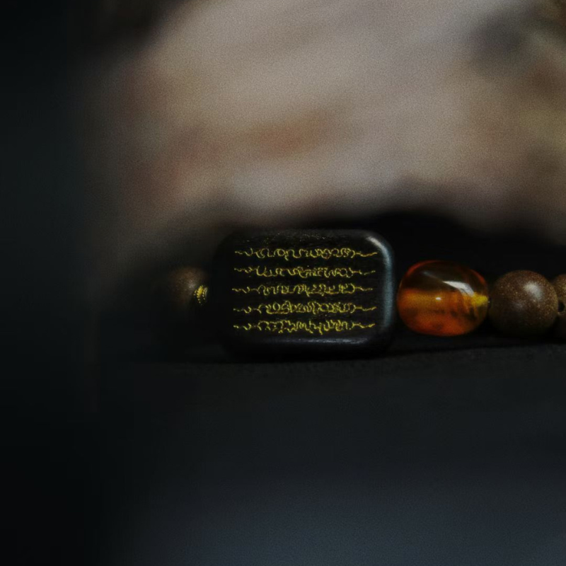 Herbal Incense Bracelet｜"Five Sutras Blessing", Beeswax & Sandalwood, Various Herbal Recipes Available
