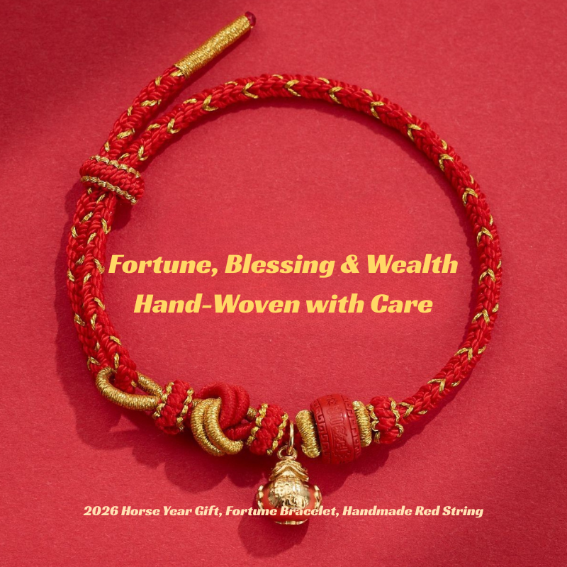 2026 Red String Bracelet｜Multiple Lucky Charms