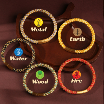 Red String Bracelet｜Five Elements Dragon Scale - Personalized Feng Shui & Energy Balance Talisman
