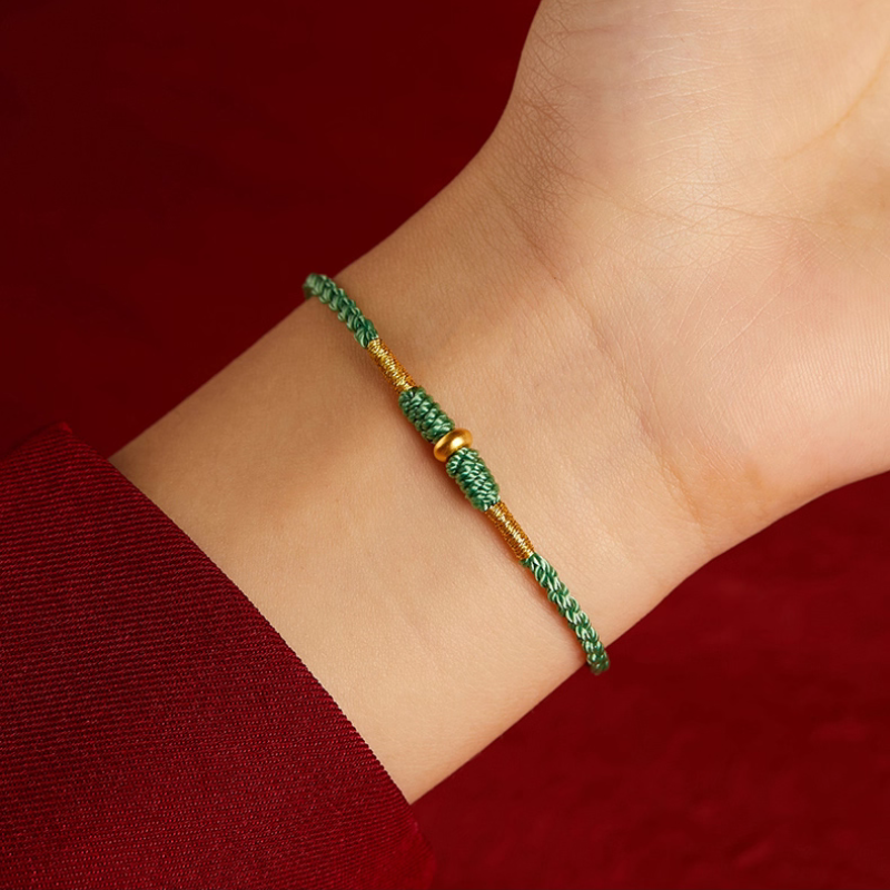 Red String Bracelet｜Ben Ming Nian with Abacus Bead - Good Luck, Smooth Path & Protection