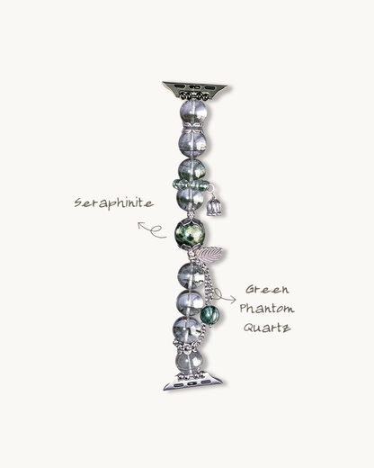 Prosper Path, Green Phantom & Serpentine Watch Band, Build Your Reputation