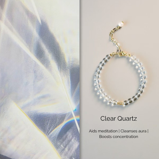 Bracelet | Wrist Galaxy – Clear Quartz for Protection & Energy Boost