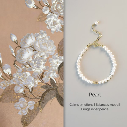 Bracelet | Wrist Galaxy – Baroque Pearl for Inner Peace & Emotional Balance