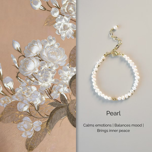 Bracelet | Wrist Galaxy – Baroque Pearl for Inner Peace & Emotional Balance