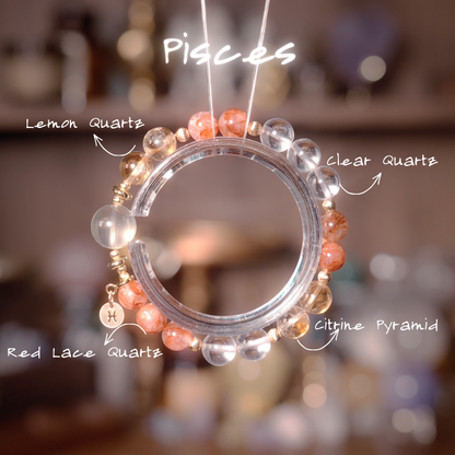 2026 Pisces Bracelet | Transformation Stone Lemon Quartz