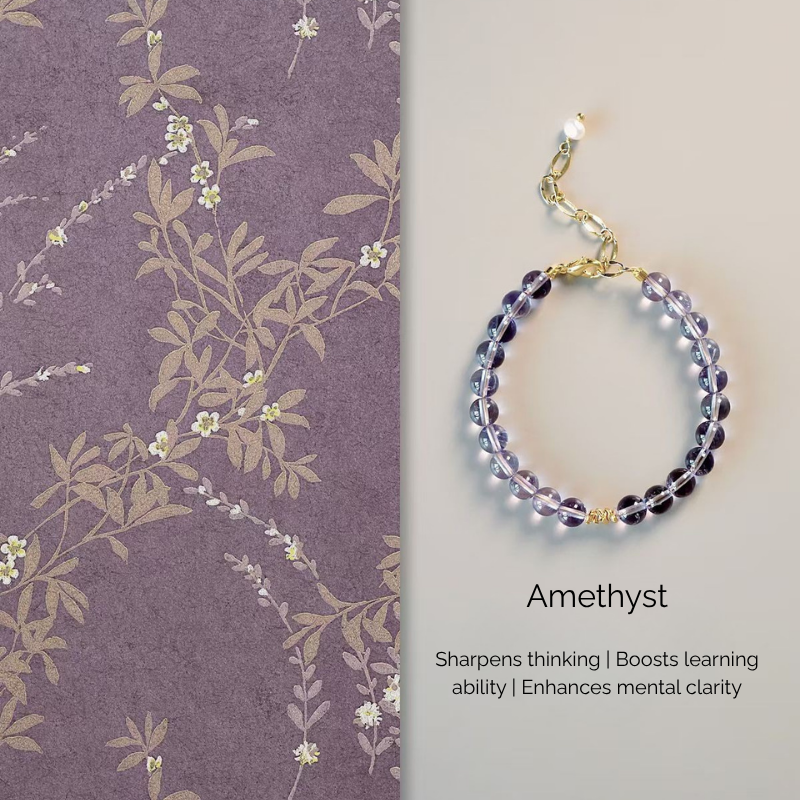 Bracelet | Wrist Galaxy – Amethyst for Mental Clarity & Academic Success