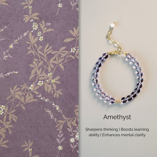 Bracelet | Wrist Galaxy – Amethyst for Mental Clarity & Academic Success