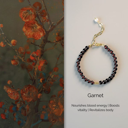 Bracelet | Wrist Galaxy – Garnet for Vitality & Inner Radiance