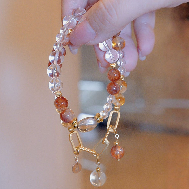 2026 Pisces Double-Wrap Bracelet | Transformation Stone Red Hematoid Quartz