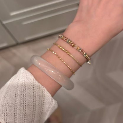 Bracelet | Five Elements Cord – Golden Era —— Wealth & Stability for Earth Element