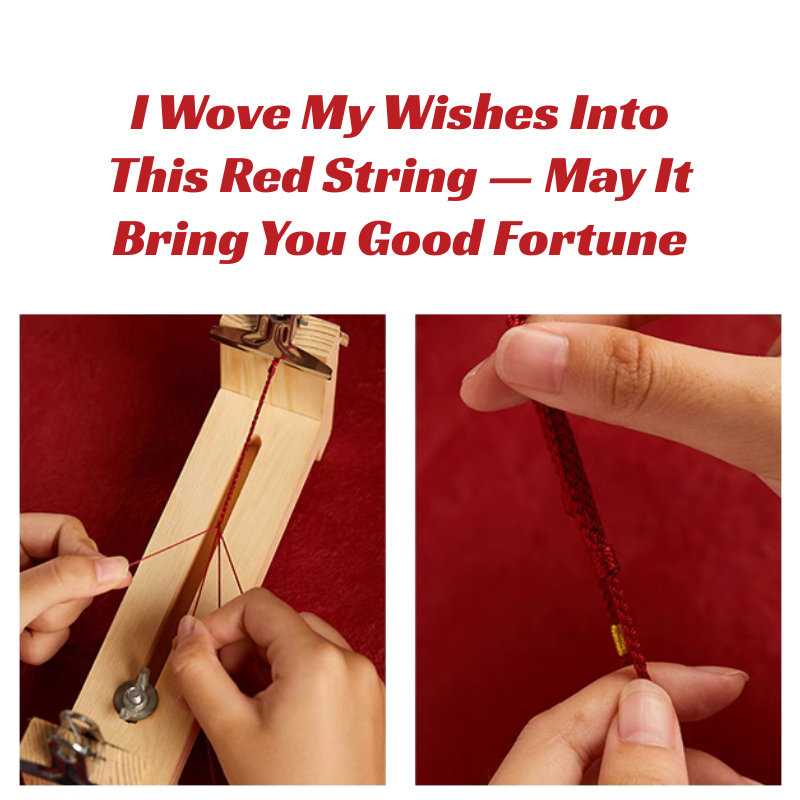 Red String Bracelet｜Ben Ming Nian with Abacus Bead - Good Luck, Smooth Path & Protection