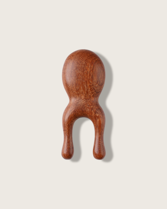 Acupressure Tool - Wood, For Eye & Nose Lymphatic Relief