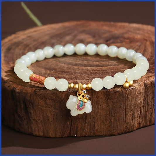 Bracelet｜2026 Horse Zodiac 925 Silver Charm Natural Stone Beads