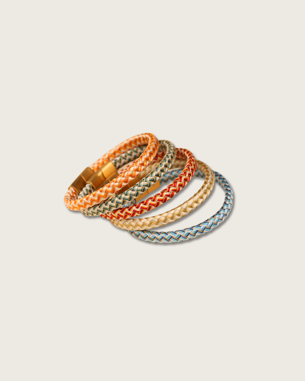 Five Elements Dragon Scale Cord Bracelet for Balance & Good Fortune