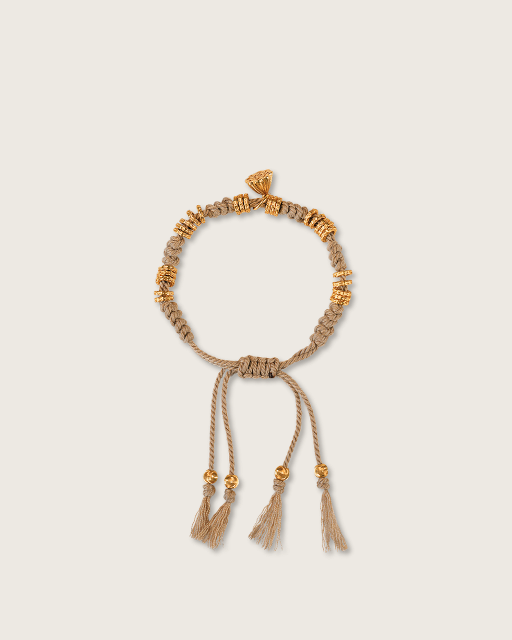 Lucky Lotus, Tibetan Cotton Cord Bracelet, Turn Your Fortune