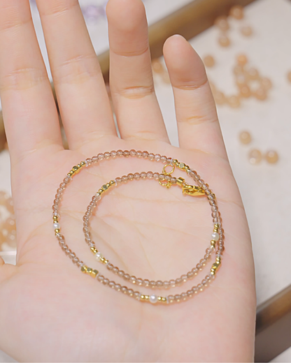 Full Circle Series, Smoky Quartz Bracelet, Smooth Your Path