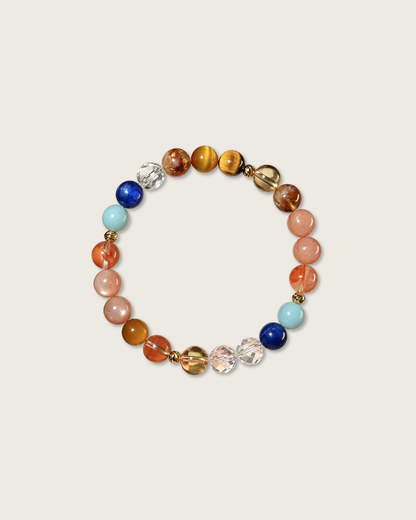 Roman Holiday, Multi-Gemstone Bracelet, Attract Wealth