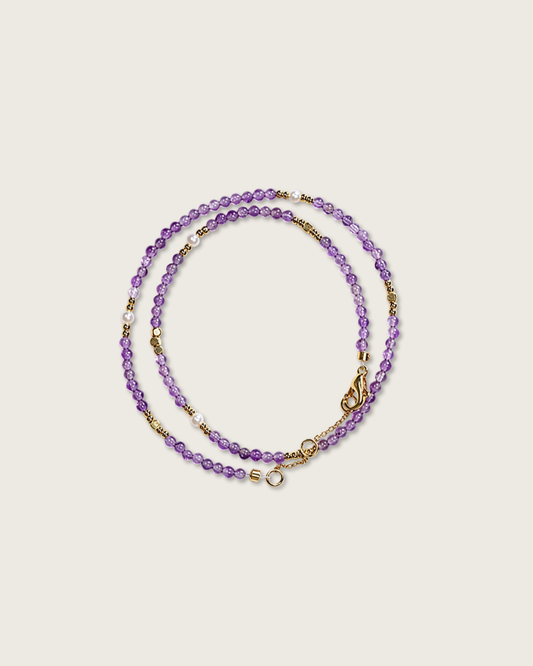 Full Circle Series, Amethyst Bracelet, Sharpen Your Mind