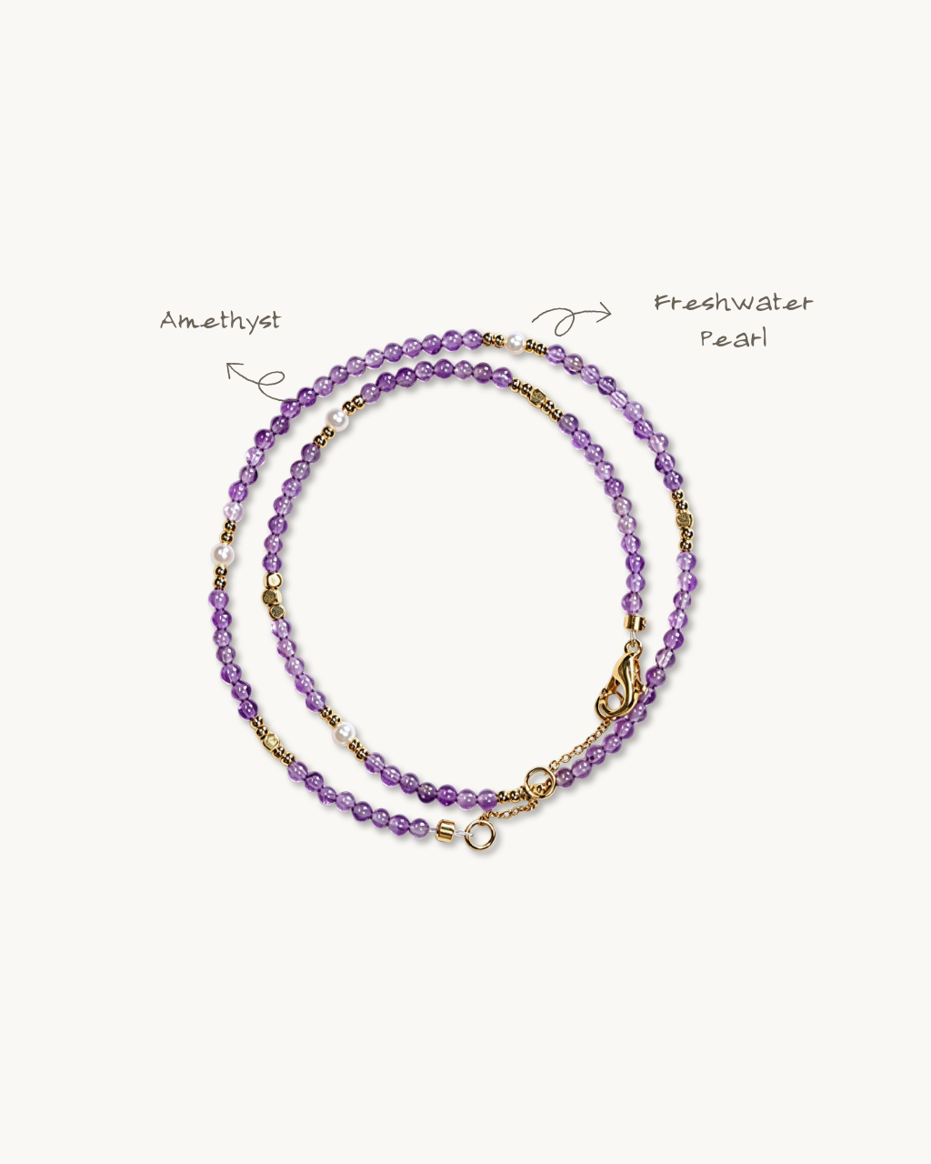 Full Circle Series, Amethyst Bracelet, Sharpen Your Mind