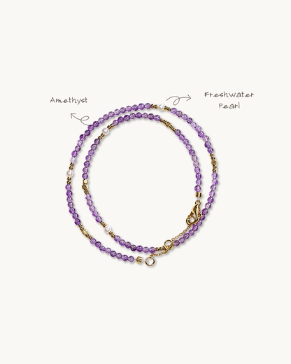 Full Circle Series, Amethyst Bracelet, Sharpen Your Mind